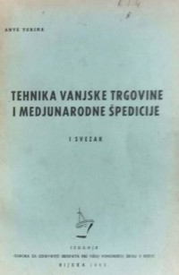 Image of Tehnika Vanjske Trgovine I Menjunarodne Spedicije