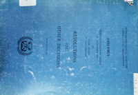 Image of Resolutions and other decisions (resolutions 108-145) : Assembly, 3rd Extraordinary Session, 28-30 November 1996 and 5th Session 17-26 October 1967