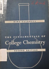 Image of The Fundamentals of Collage Chemistry 2nd Ed.