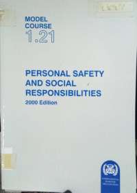Image of Model Course 1.21 : Personal Safety and Social Responsibilities 2000 Edition
