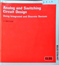 Image of Analog and Switching Circuit Design : Using Integrated and Discrete Devices