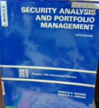 Image of Security Analysis and Portofolio Management 5th Ed