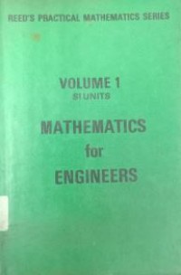 Image of Reed's Practical Mathematics Series Volume 1 : Mathematics for Engineers