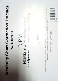 Image of Admiralty Chart Correction Tracings Week 18 / 2006