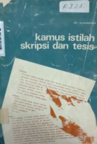 Image of Kamus Istilah Skripsi dan Tesis