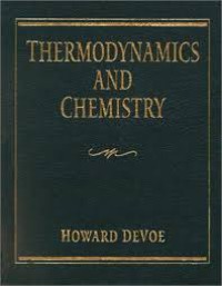 Image of Thermodynamics and Chemistry