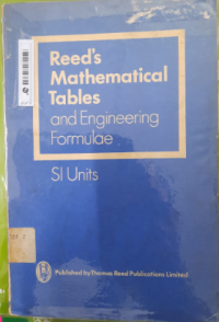 Image of Reed's Mathematical Tables and Engineering Formulae