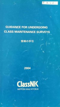 Image of Guidance For Undergoing Class Maintenance Surveys