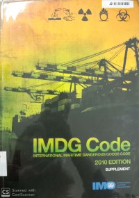 Image of IMDG Code International Maritime Dengerous Goods Code 2010 Edition Supplement