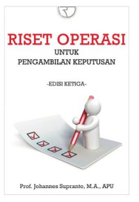 Image of Riset Operasi : Untuk Pengambilan Keputusan Ed. 3