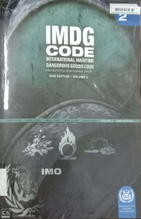 Image of IMDG Code : International Maritime Dangerous Goods Code = Incorporating Amandment 34 - 08 2008 Edition Vol.2