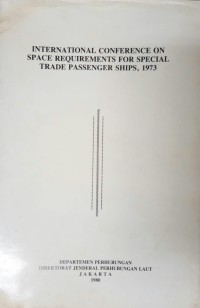 Image of International Conference On Space Requirements For Special Trade Passenger Ships, 1973 : final act of the Conference with attachments including the text of the adopted protocol
