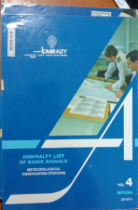 Image of ADMIRALTY LIST OF RADIO SIGNALS : Meteorological Observation Stations NP284 Vol.4 2010/11