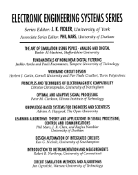 Image of Continuous Time Active Filter Design