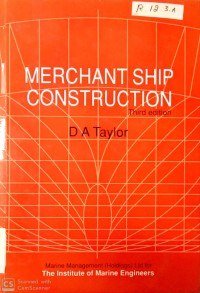 Image of Merchant Ship Construction 3rd Ed
