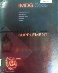 Image of IMDG Code Supplement