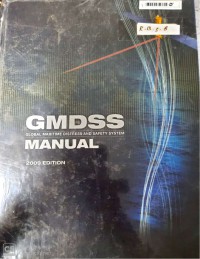 Image of GMDSS Global Maritime Distress And Safety System Manual 2009 Edition