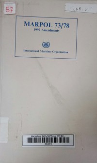 Image of Marpol 73/78 1992 Amendments