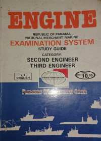 Image of Engines Republic Of Panama National Merchant Marine Examination System Study Guide Category : Second Engineer / Third Engineer