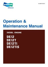 Image of Operation & Maintenance Manual : Diesel Engine DE12, DE12T, DE12TI, DE12TIS