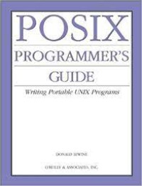 Image of POSIX programmer's guide : writing portable UNIX programs with the POSIX.1 standard