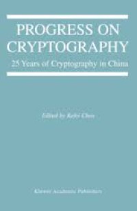 Image of Progress on Cryptography : 25 Years of Cryptography in China