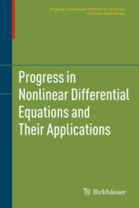 Image of Progress in Nonlinear Differential Equations and Their Applications