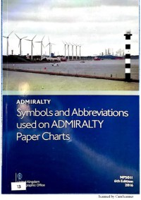 Image of Symbols and Abbreviations Used on Admiralty Paper Charts NP5011 6e 2016