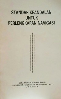 Image of Standar Keandalan Untuk Perlengkapan Navigasi