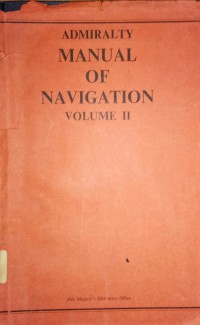 Image of Admiralty Manual Of Navigation Vol. 2