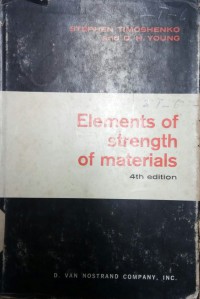 Image of Elements Of Strength Of Materials
