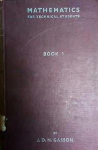 Image of Mathematics For Technical Students Book 1