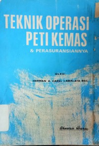 Image of Teknik Operasi Peti Kemas