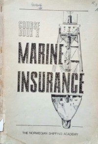 Image of Course Book X : Marine Insurance