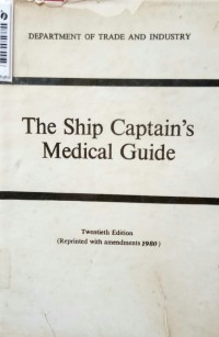 Image of The Ship Captain's Medical Guide Ed. 20