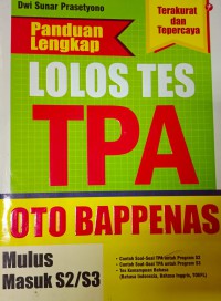 Image of Panduan Lengkap Lolos Tes TPA Oto Bappenas