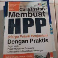 Image of Cara Instan Membuat Hpp ( Harga Pokok Penjualan ) Dengan Praktis