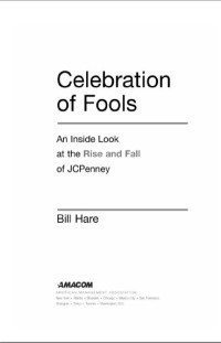 Image of Celebration of fools an inside look at the rise and fall of JCPenney